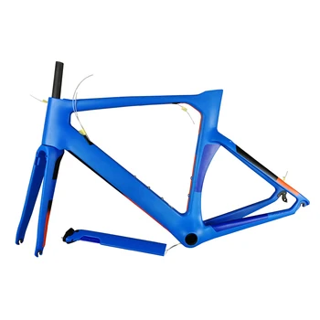 NJBL Blue Concept Карбоновые Рамы Для Шоссейного велосипеда С прямым креплением Тормоза T1000 UD Комплект Велосипедных Рам От DPD UPS Для ЕС
