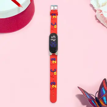 Модные детские спортивные наручные часы унисекс с большими цифрами, детские часы в стиле унисекс, студенческие цифровые часы для повседневной носки