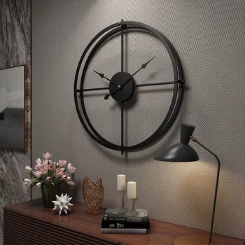 Настенные часы Винтажный декор Для дома, гостиной, Настенных Декоративных аксессуаров, Декоративных 3D-часов для кухни