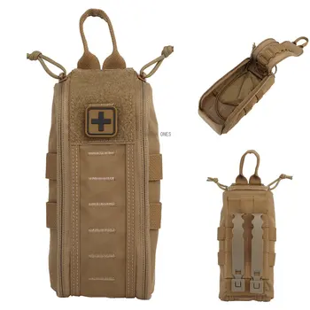 Тактические аптечки первой помощи, военная спортивная боевая подготовка, прочный чехол Molle для выживания EDC, Легкая портативная медицинская сумка на открытом воздухе.